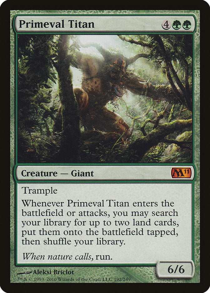 Primeval Titan [Magic 2011] MTG Single Magic: The Gathering    | Red Claw Gaming