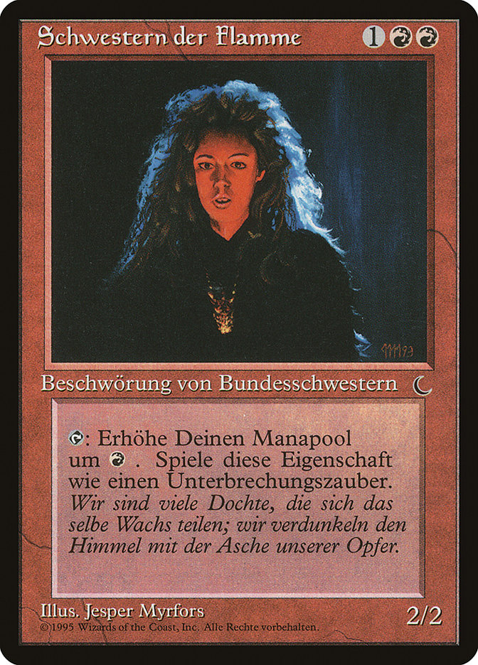 Sisters of the Flame (German) - "Schwestern der Flamme" [Renaissance] MTG Single Magic: The Gathering    | Red Claw Gaming