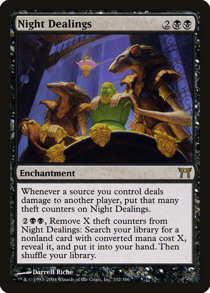 Night Dealings [Champions of Kamigawa] MTG Single Magic: The Gathering    | Red Claw Gaming