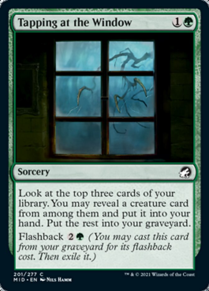 Tapping at the Window [Innistrad: Midnight Hunt] MTG Single Magic: The Gathering    | Red Claw Gaming