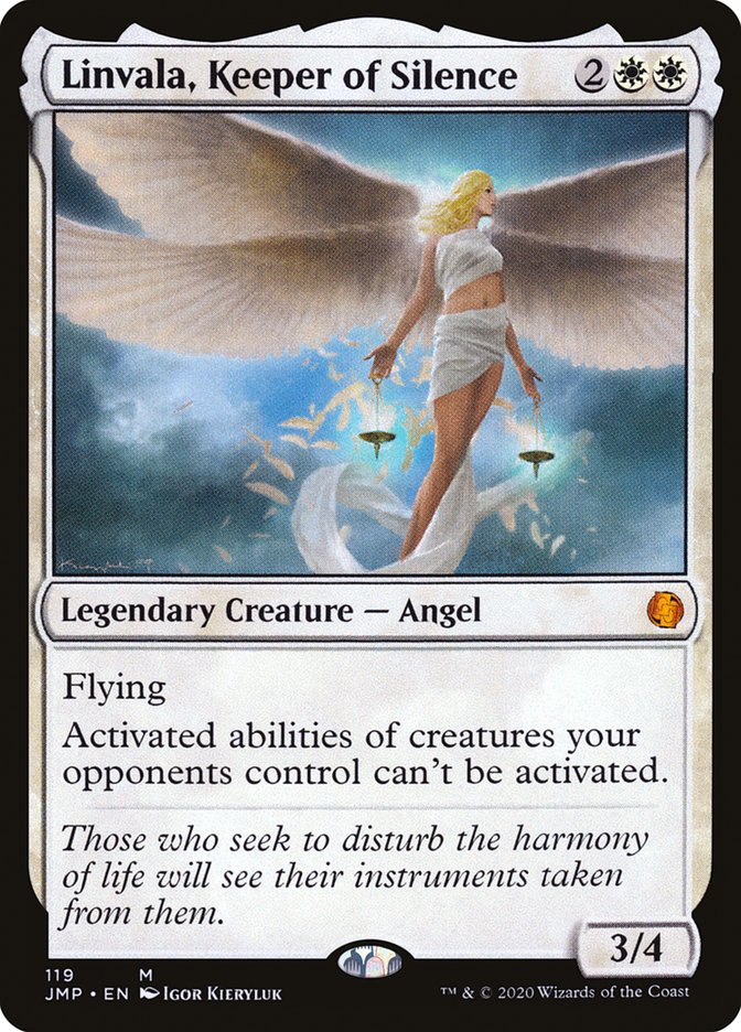 Linvala, Keeper of Silence [Jumpstart] MTG Single Magic: The Gathering    | Red Claw Gaming
