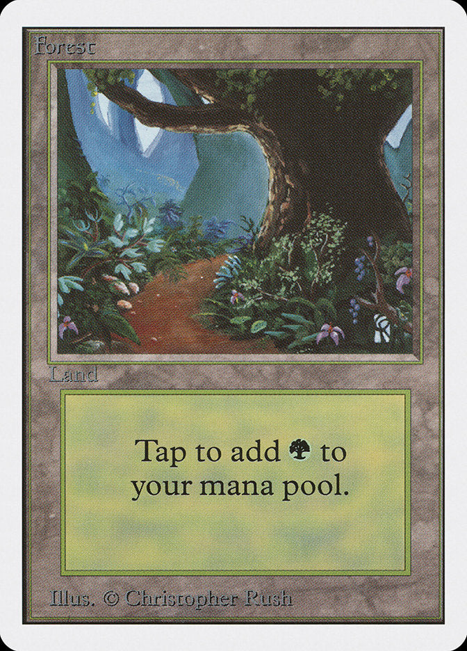 Forest (301) [Unlimited Edition] MTG Single Magic: The Gathering    | Red Claw Gaming