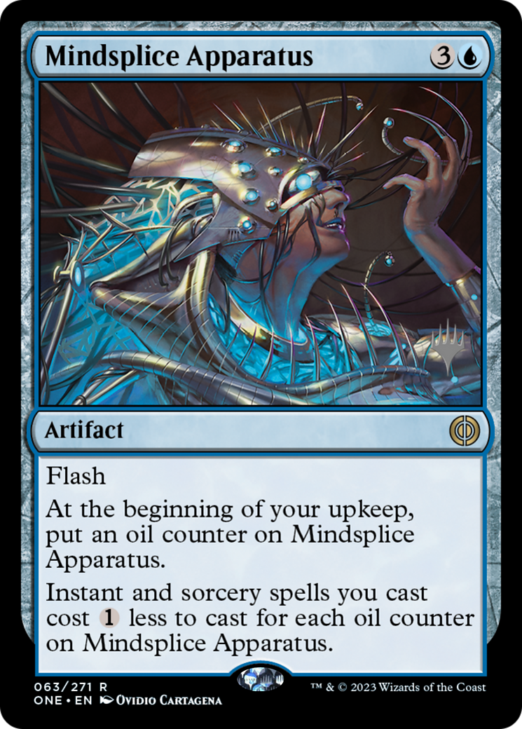 Mindsplice Apparatus (Promo Pack) [Phyrexia: All Will Be One Promos] MTG Single Magic: The Gathering    | Red Claw Gaming