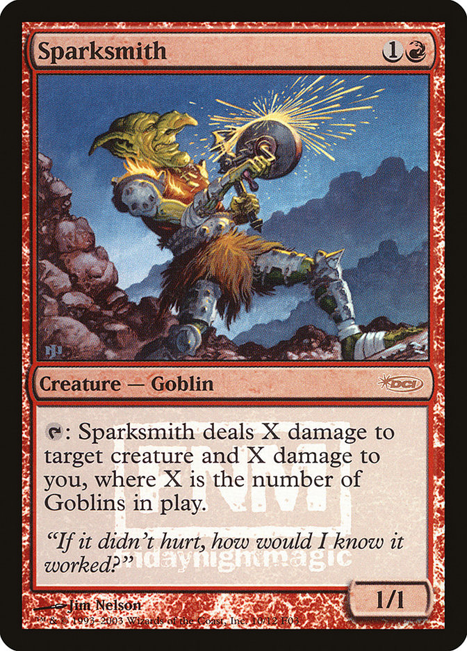 Sparksmith [Friday Night Magic 2003] MTG Single Magic: The Gathering    | Red Claw Gaming