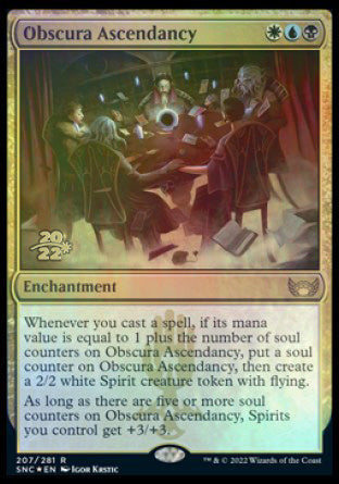 Obscura Ascendancy [Streets of New Capenna Prerelease Promos] MTG Single Magic: The Gathering    | Red Claw Gaming