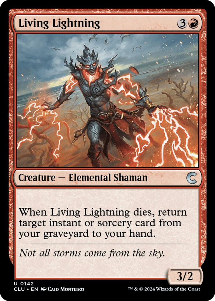 Living Lightning [Ravnica: Clue Edition] MTG Single Magic: The Gathering    | Red Claw Gaming