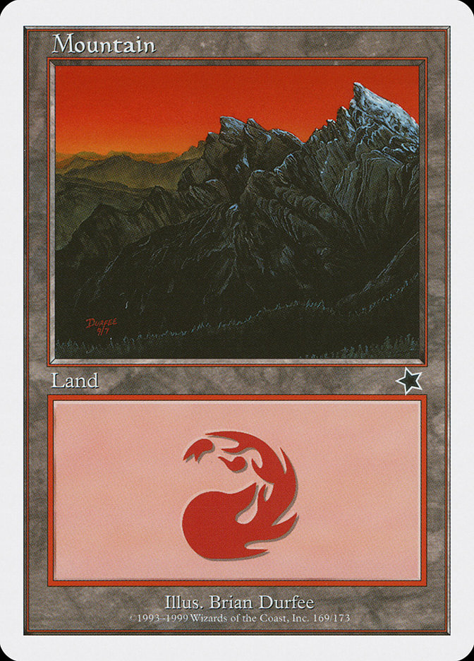 Mountain (169) [Starter 1999] MTG Single Magic: The Gathering    | Red Claw Gaming