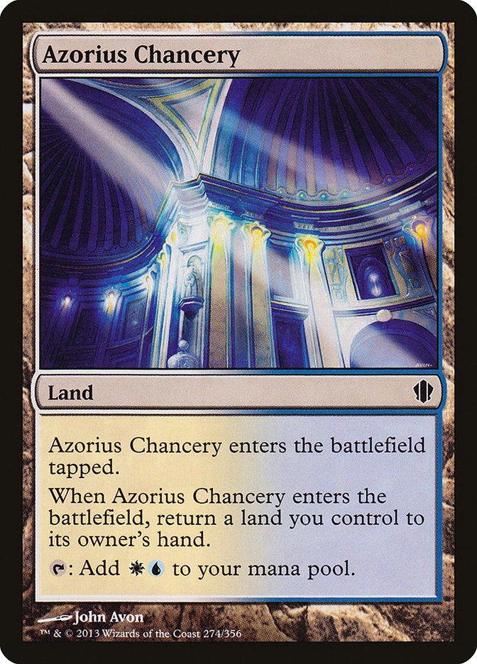 Azorius Chancery [Commander 2013] MTG Single Magic: The Gathering    | Red Claw Gaming