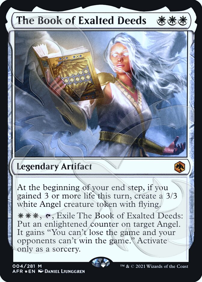 The Book of Exalted Deeds (Ampersand Promo) [Dungeons & Dragons: Adventures in the Forgotten Realms Promos] MTG Single Magic: The Gathering    | Red Claw Gaming