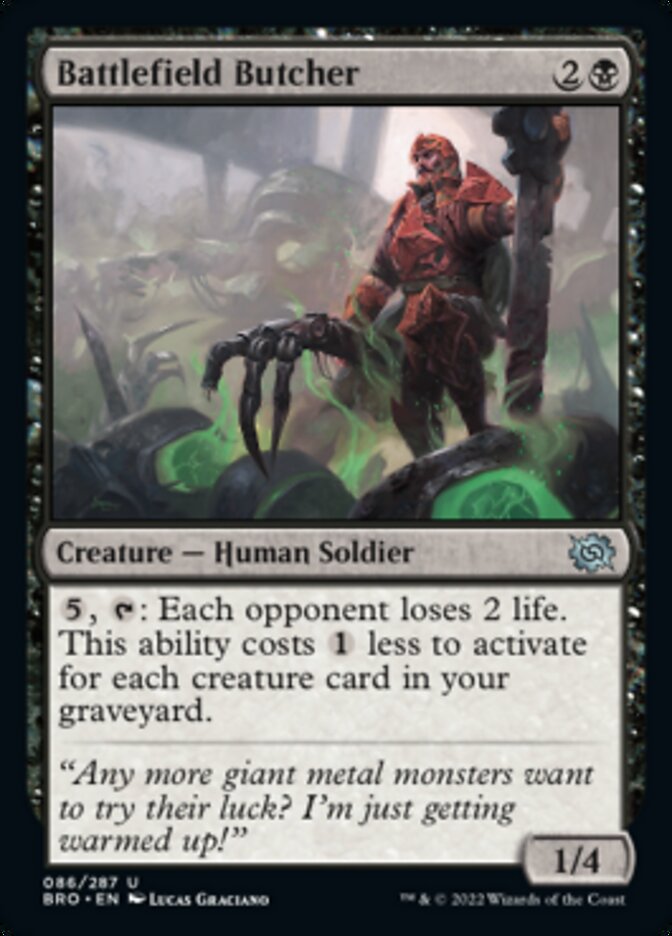 Battlefield Butcher [The Brothers' War] MTG Single Magic: The Gathering    | Red Claw Gaming