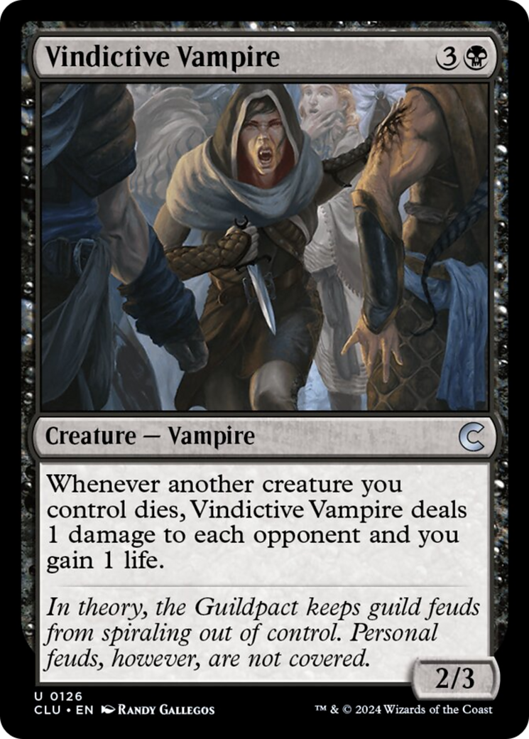 Vindictive Vampire [Ravnica: Clue Edition] MTG Single Magic: The Gathering    | Red Claw Gaming