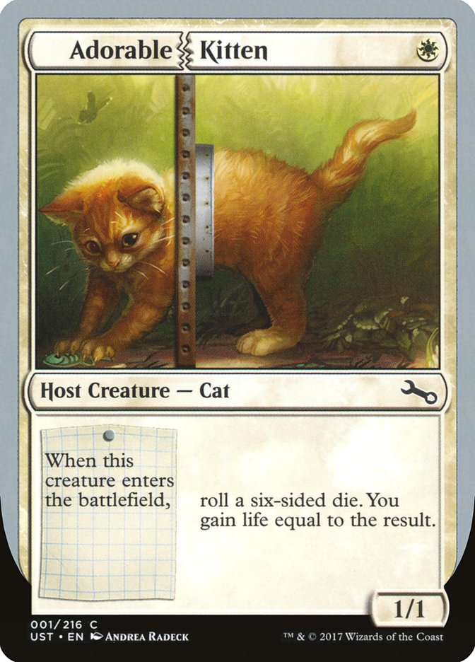 Adorable Kitten [Unstable] MTG Single Magic: The Gathering    | Red Claw Gaming