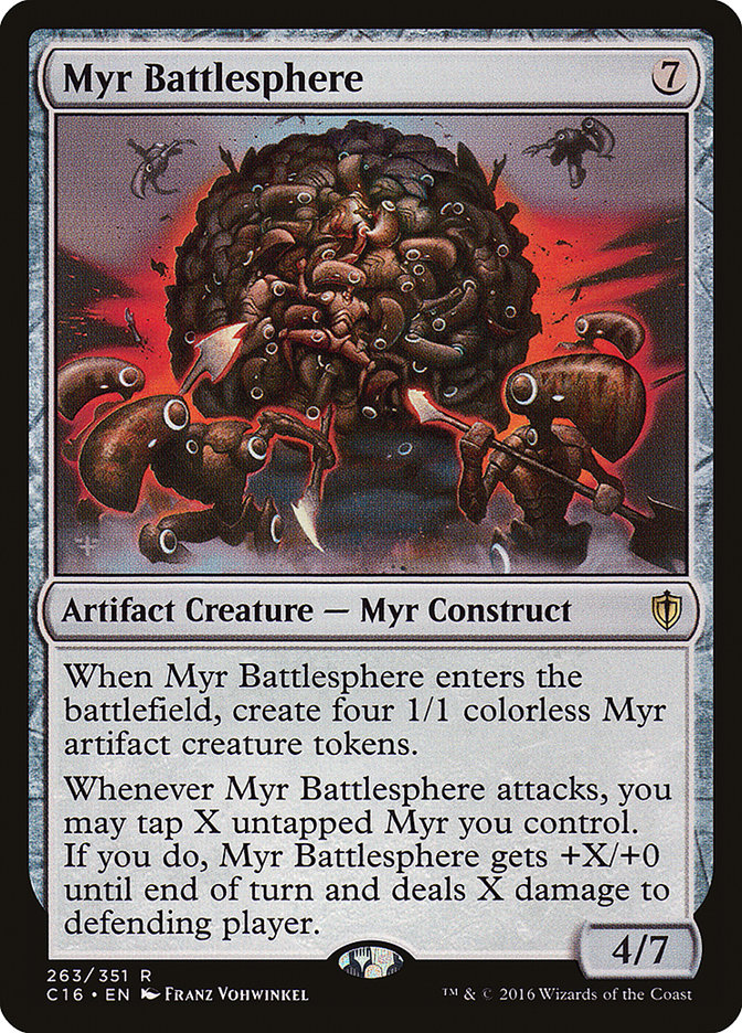 Myr Battlesphere [Commander 2016] MTG Single Magic: The Gathering    | Red Claw Gaming