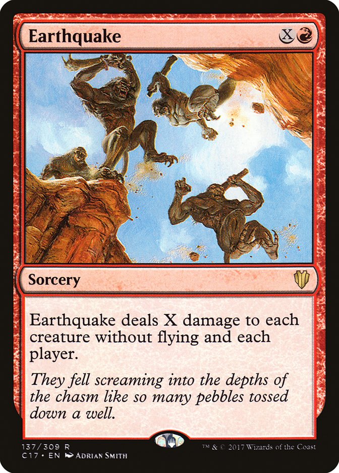 Earthquake [Commander 2017] MTG Single Magic: The Gathering    | Red Claw Gaming