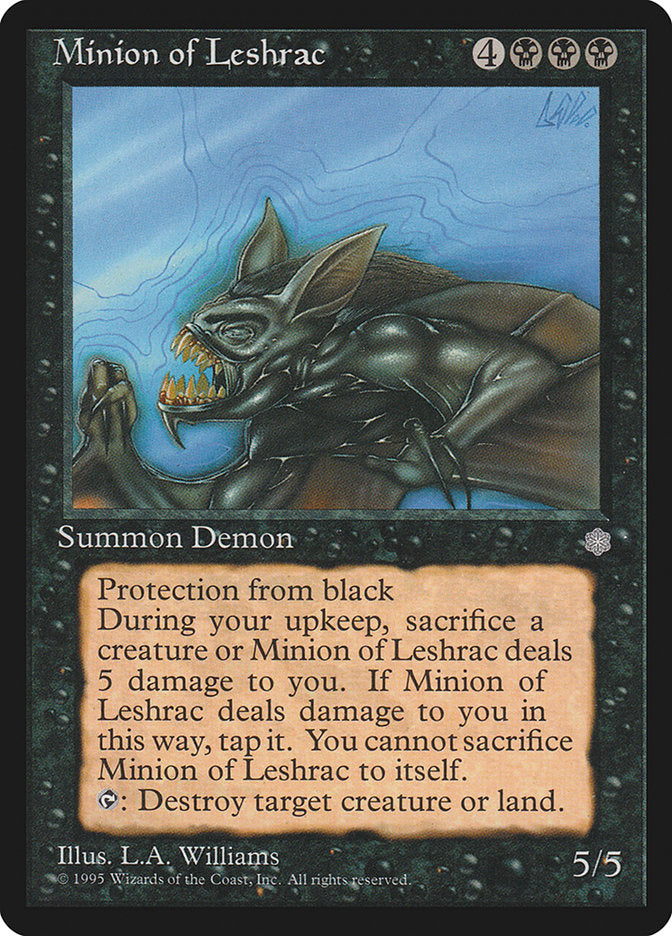 Minion of Leshrac [Ice Age] MTG Single Magic: The Gathering    | Red Claw Gaming