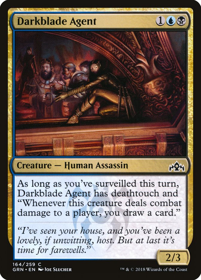 Darkblade Agent [Guilds of Ravnica] MTG Single Magic: The Gathering    | Red Claw Gaming