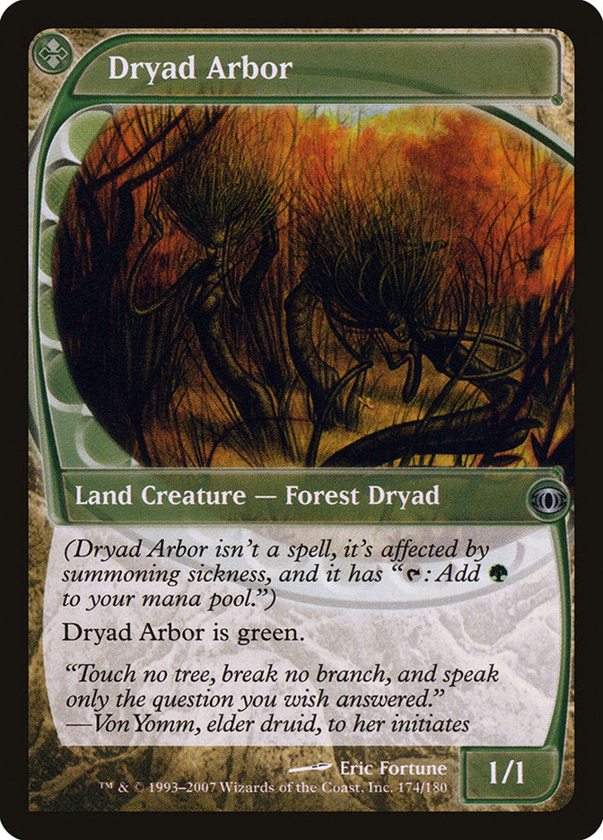 Dryad Arbor [Future Sight] MTG Single Magic: The Gathering    | Red Claw Gaming