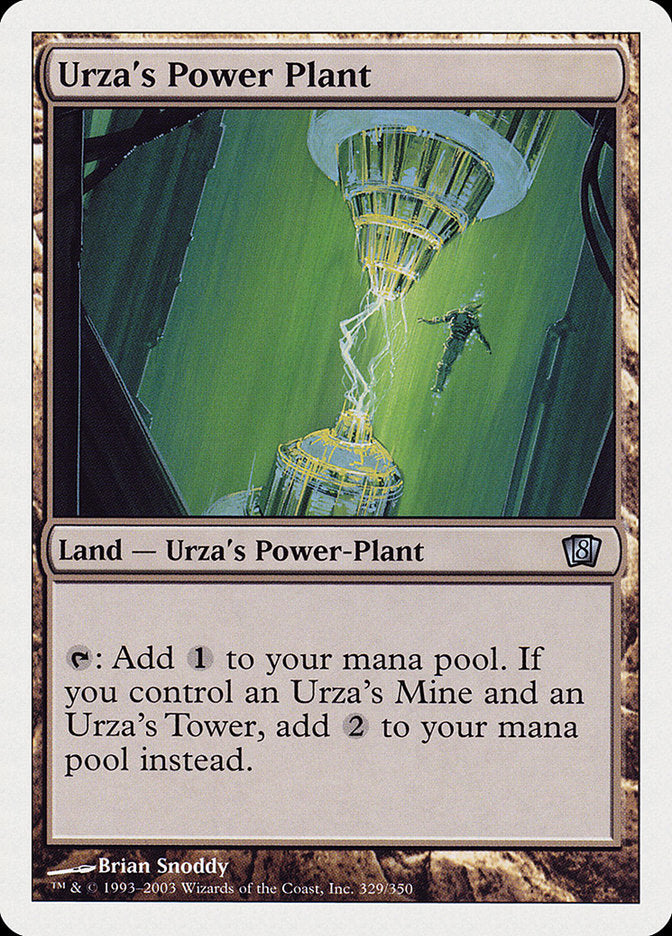 Urza's Power Plant [Eighth Edition] MTG Single Magic: The Gathering    | Red Claw Gaming