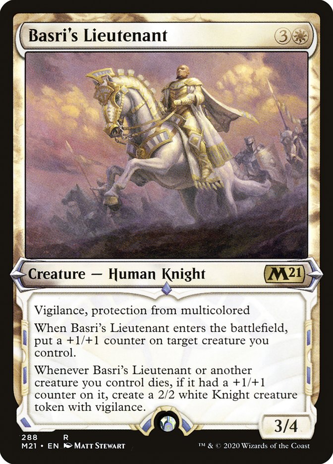 Basri's Lieutenant (Showcase) [Core Set 2021] MTG Single Magic: The Gathering    | Red Claw Gaming