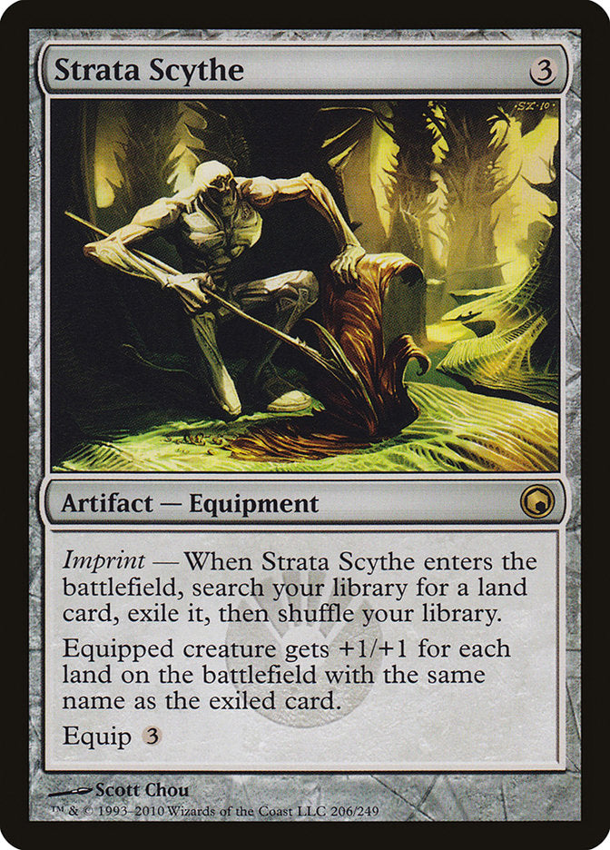 Strata Scythe [Scars of Mirrodin] MTG Single Magic: The Gathering    | Red Claw Gaming