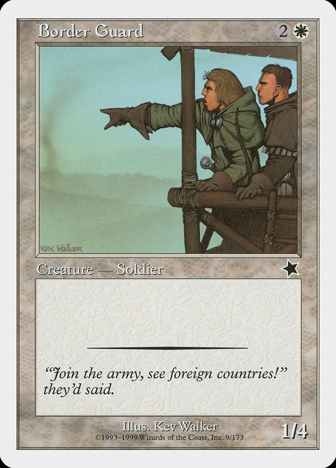 Border Guard [Starter 1999] MTG Single Magic: The Gathering    | Red Claw Gaming