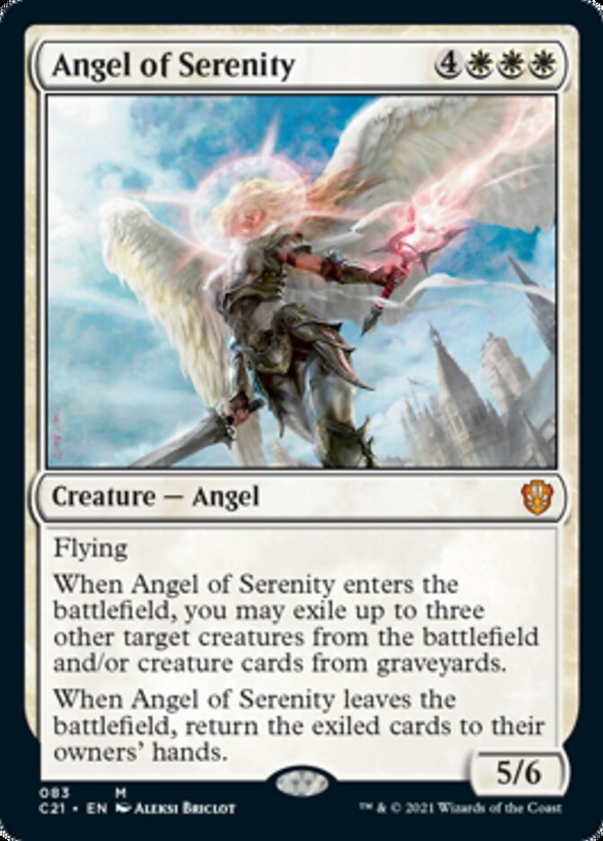 Angel of Serenity [Commander 2021] MTG Single Magic: The Gathering    | Red Claw Gaming