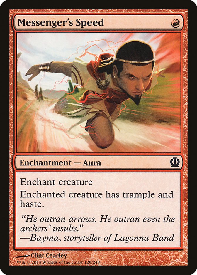 Messenger's Speed [Theros] MTG Single Magic: The Gathering    | Red Claw Gaming
