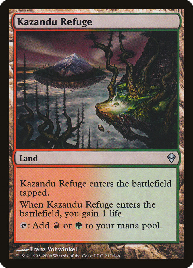 Kazandu Refuge [Zendikar] MTG Single Magic: The Gathering    | Red Claw Gaming