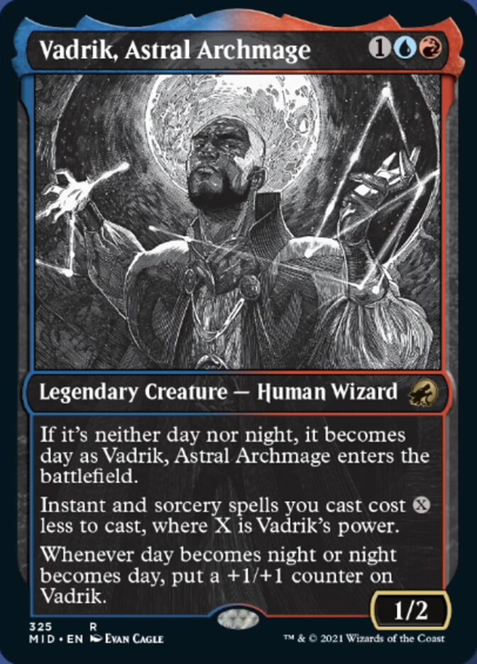 Vadrik, Astral Archmage (Showcase Eternal Night) [Innistrad: Midnight Hunt] MTG Single Magic: The Gathering    | Red Claw Gaming