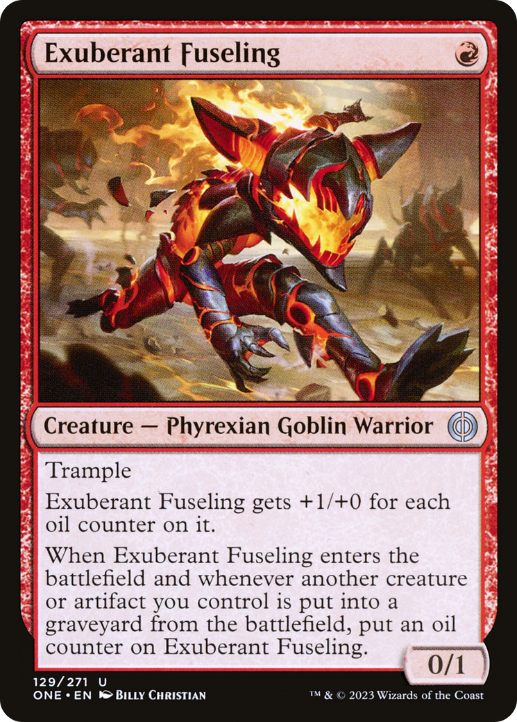 Exuberant Fuseling [Phyrexia: All Will Be One] MTG Single Magic: The Gathering    | Red Claw Gaming