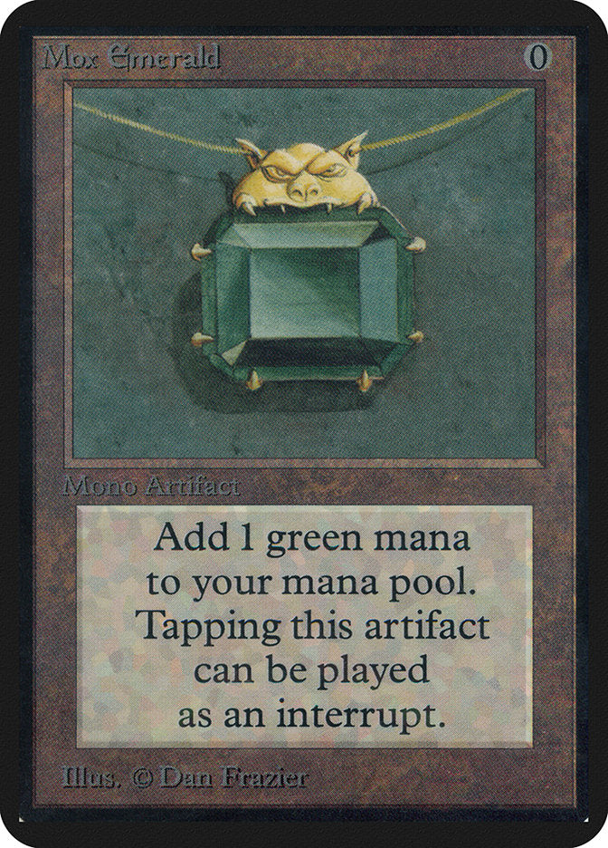 Mox Emerald [Alpha Edition] MTG Single Magic: The Gathering    | Red Claw Gaming