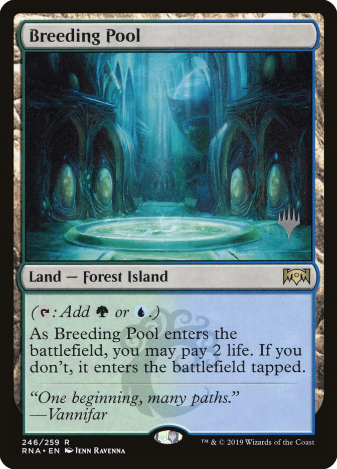 Breeding Pool (Promo Pack) [Ravnica Allegiance Promos] MTG Single Magic: The Gathering    | Red Claw Gaming