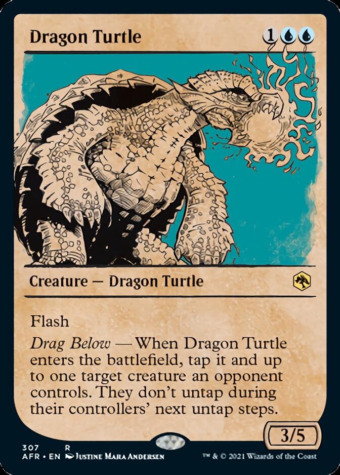 Dragon Turtle (Showcase) [Dungeons & Dragons: Adventures in the Forgotten Realms] MTG Single Magic: The Gathering    | Red Claw Gaming
