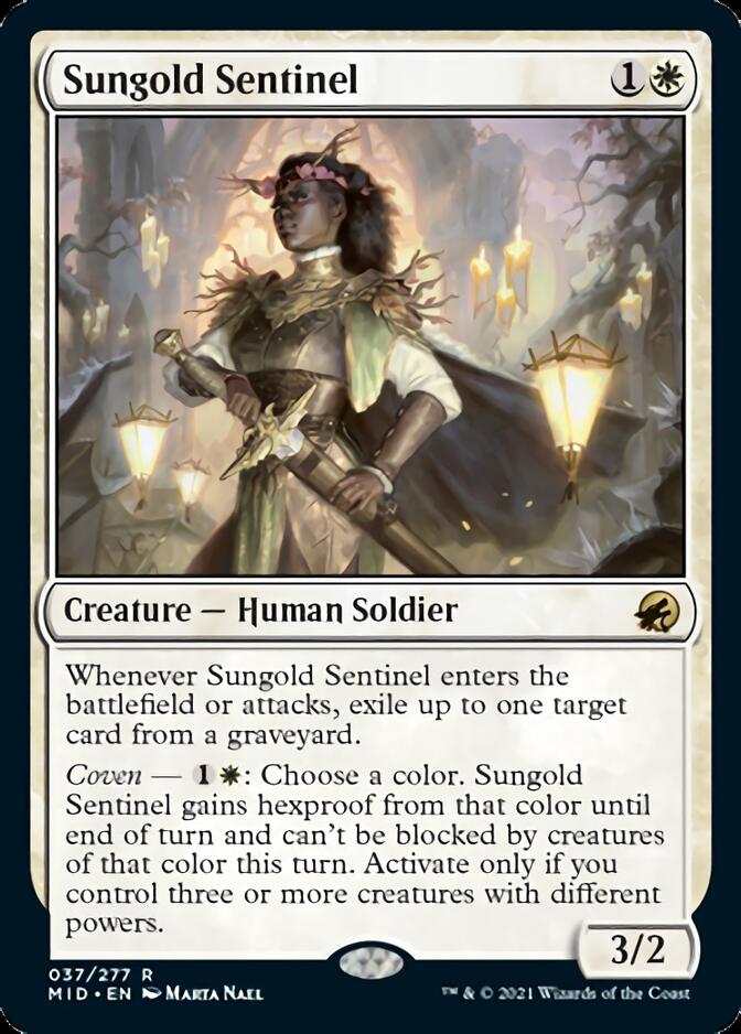 Sungold Sentinel [Innistrad: Midnight Hunt] MTG Single Magic: The Gathering    | Red Claw Gaming