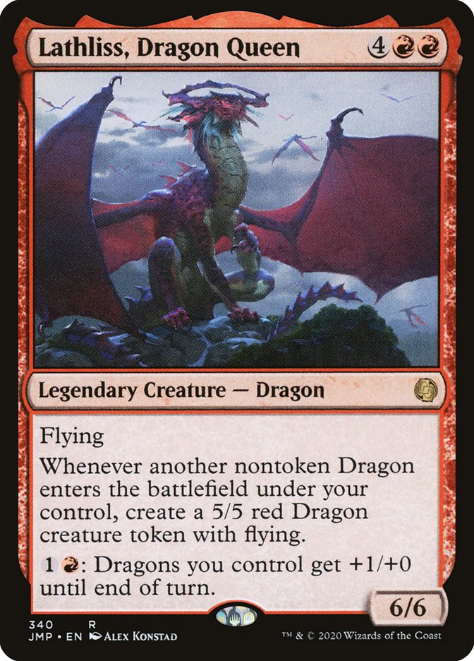 Lathliss, Dragon Queen [Jumpstart] MTG Single Magic: The Gathering    | Red Claw Gaming