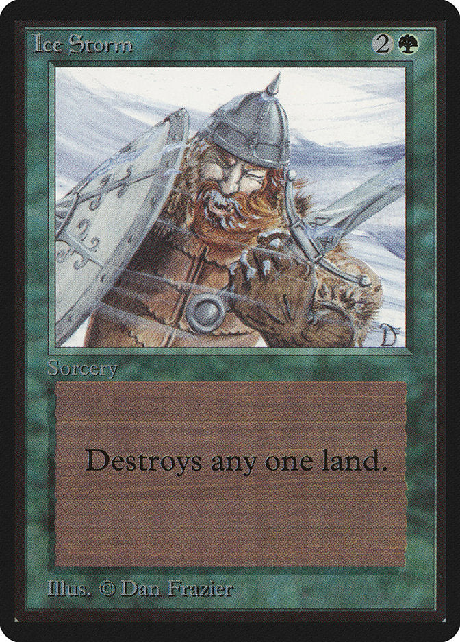 Ice Storm [Beta Edition] MTG Single Magic: The Gathering    | Red Claw Gaming