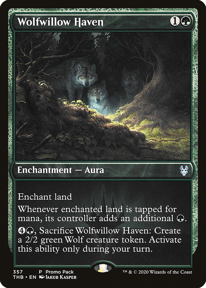 Wolfwillow Haven (Promo Pack) [Theros Beyond Death Promos] MTG Single Magic: The Gathering    | Red Claw Gaming