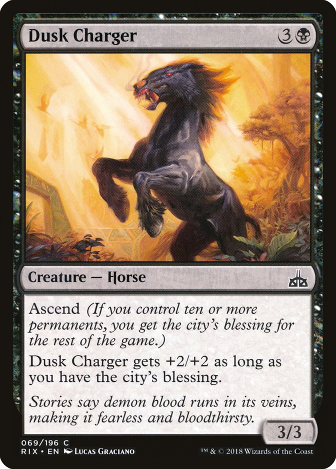 Dusk Charger [Rivals of Ixalan] MTG Single Magic: The Gathering    | Red Claw Gaming