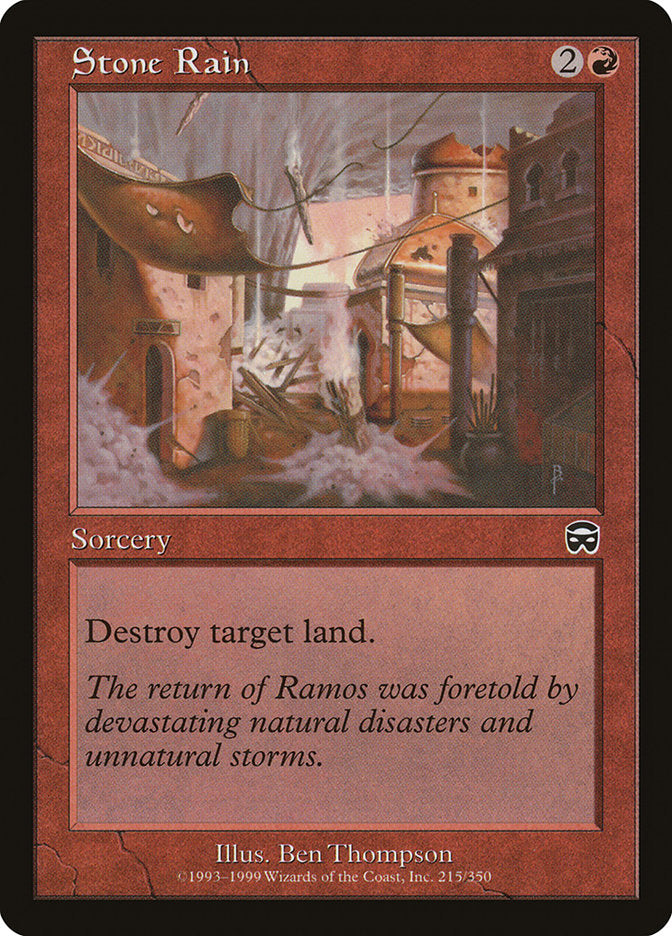 Stone Rain [Mercadian Masques] MTG Single Magic: The Gathering    | Red Claw Gaming