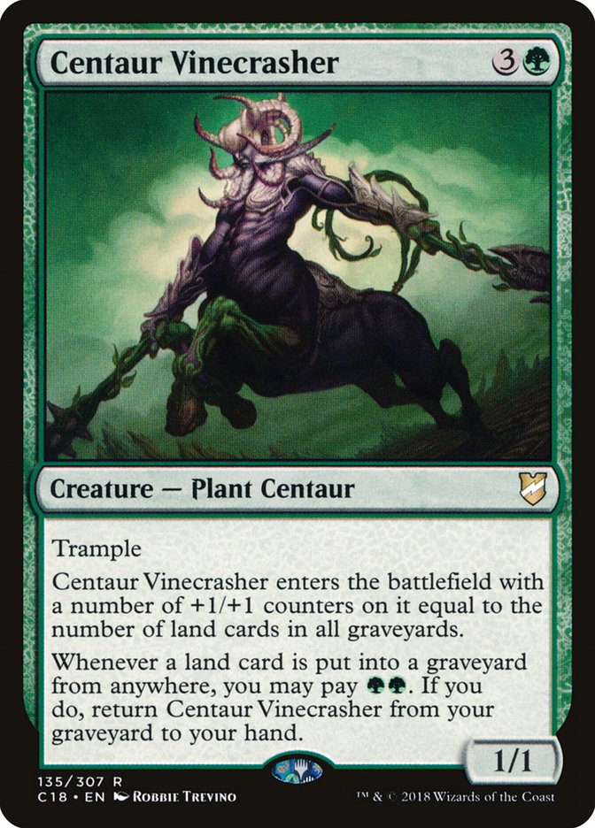 Centaur Vinecrasher [Commander 2018] MTG Single Magic: The Gathering    | Red Claw Gaming