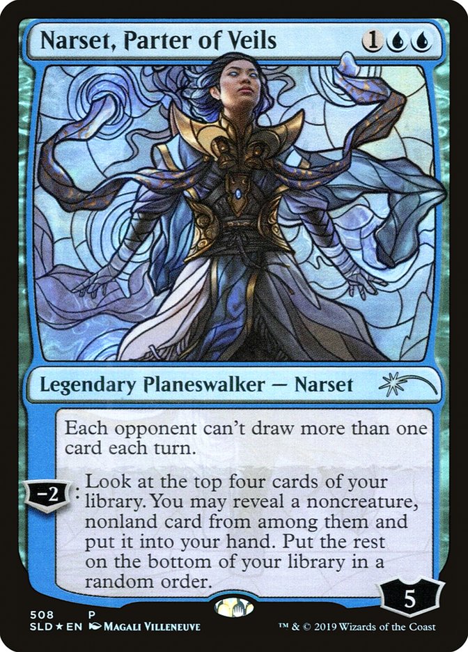 Narset, Parter of Veils (Stained Glass) [Secret Lair Drop Promos] MTG Single Magic: The Gathering    | Red Claw Gaming