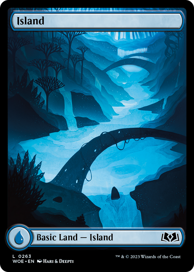 Island (263) (Full-Art) [Wilds of Eldraine] MTG Single Magic: The Gathering    | Red Claw Gaming
