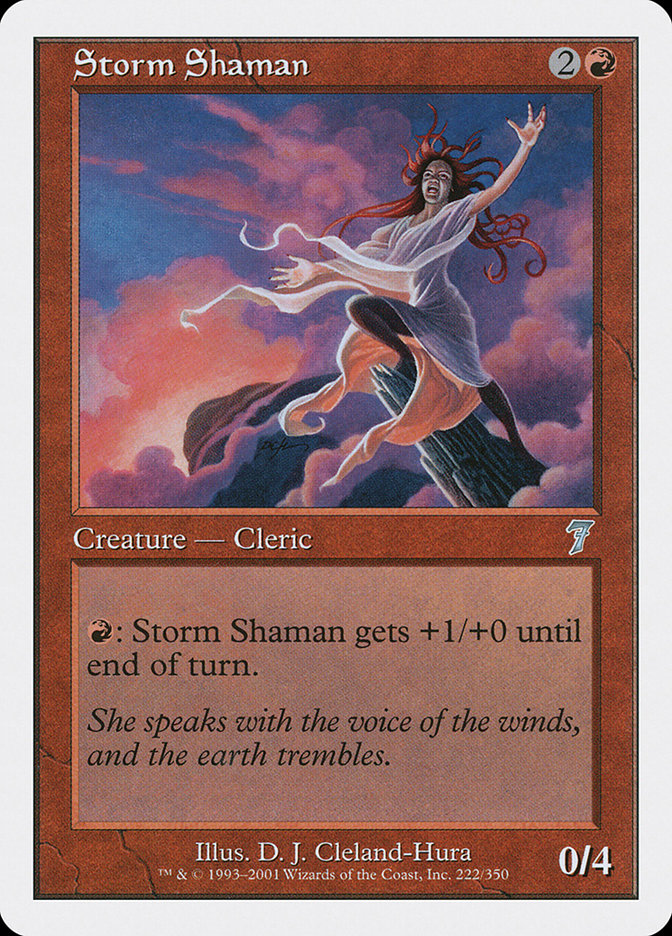 Storm Shaman [Seventh Edition] MTG Single Magic: The Gathering    | Red Claw Gaming