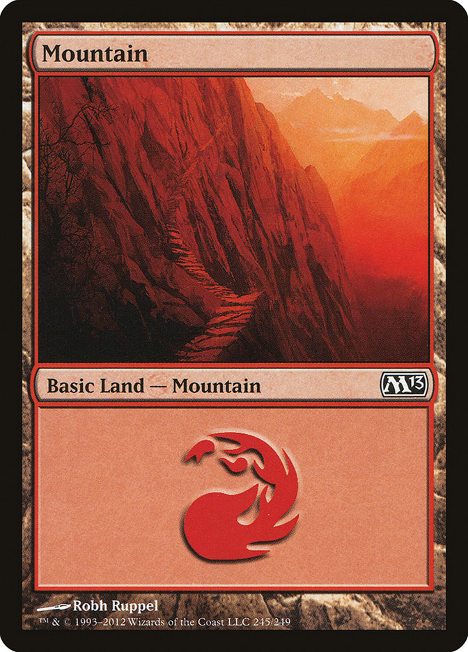 Mountain (245) [Magic 2013] MTG Single Magic: The Gathering    | Red Claw Gaming