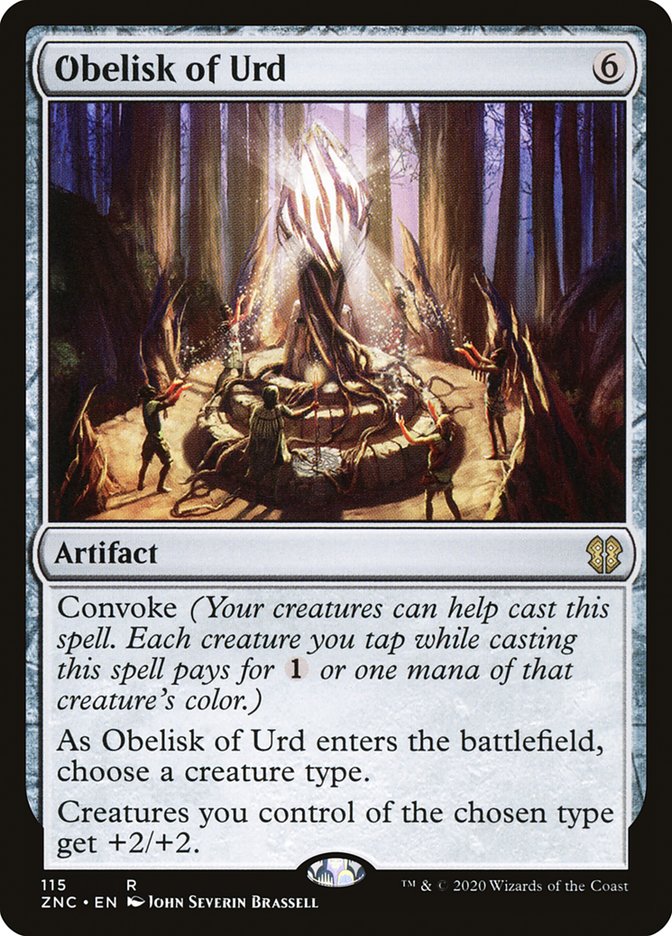 Obelisk of Urd [Zendikar Rising Commander] MTG Single Magic: The Gathering    | Red Claw Gaming