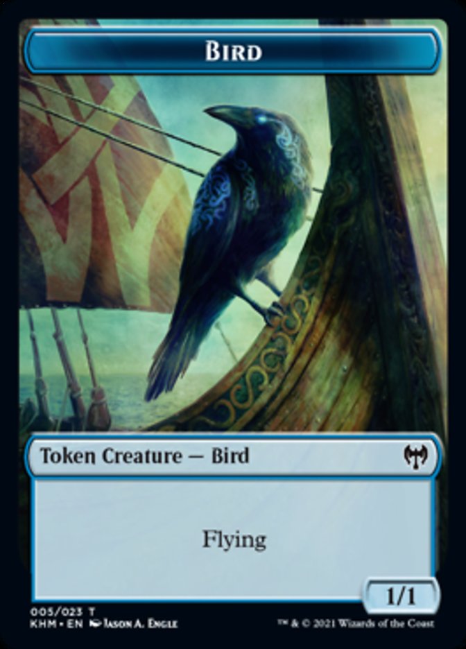 Bird Token [Kaldheim Tokens] MTG Single Magic: The Gathering    | Red Claw Gaming