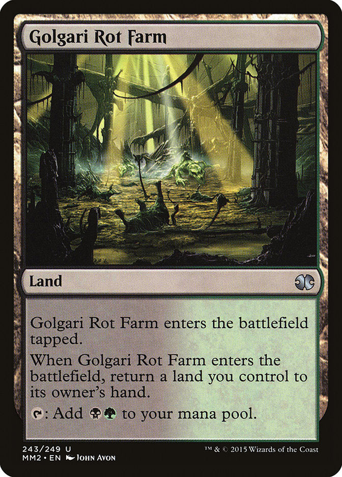 Golgari Rot Farm [Modern Masters 2015] MTG Single Magic: The Gathering    | Red Claw Gaming