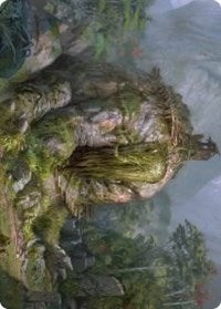 Gnottvold Slumbermound Art Card [Kaldheim Art Series] MTG Single Magic: The Gathering    | Red Claw Gaming