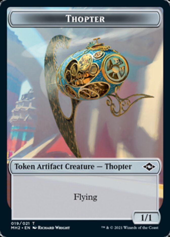 Clue (15) // Thopter Double-Sided Token [Modern Horizons 2 Tokens] MTG Single Magic: The Gathering    | Red Claw Gaming