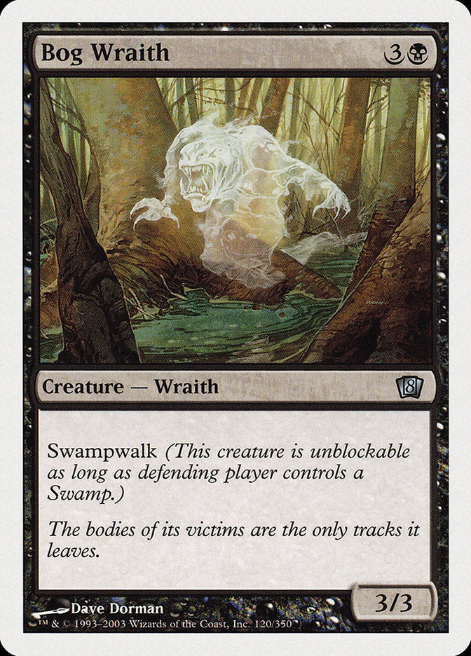 Bog Wraith [Eighth Edition] MTG Single Magic: The Gathering    | Red Claw Gaming